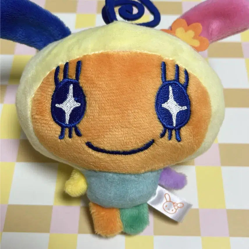 [BUNJANG] Sanrio Tamagotchi Collaboration Usahana Memetchi Mascot Keychain Plush / 산리오 다마고치 콜라보 우사하나 메메치 마스코트 키링 인형