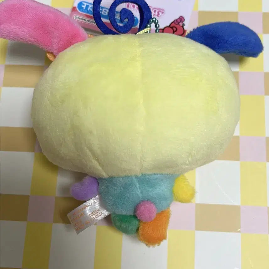 [BUNJANG] Sanrio Tamagotchi Collaboration Usahana Memetchi Mascot Keychain Plush / 산리오 다마고치 콜라보 우사하나 메메치 마스코트 키링 인형