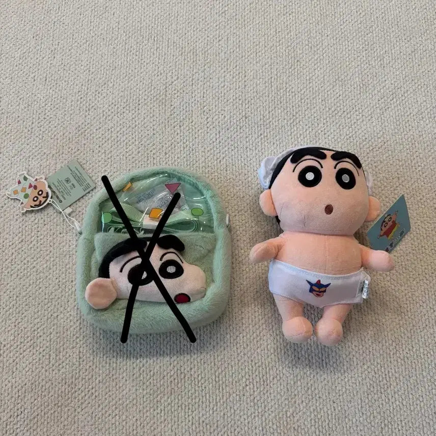 [BUNJANG] Crayon Shin-chan Sauna Plush / 새상품) 짱구 사우나 인형