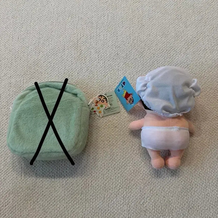 [BUNJANG] Crayon Shin-chan Sauna Plush / 새상품) 짱구 사우나 인형