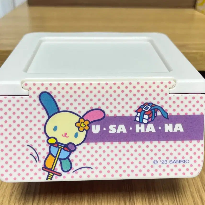 [BUNJANG] Sanrio Usahana Storage Box / 산리오 쿠지 우사하나 보관함 통