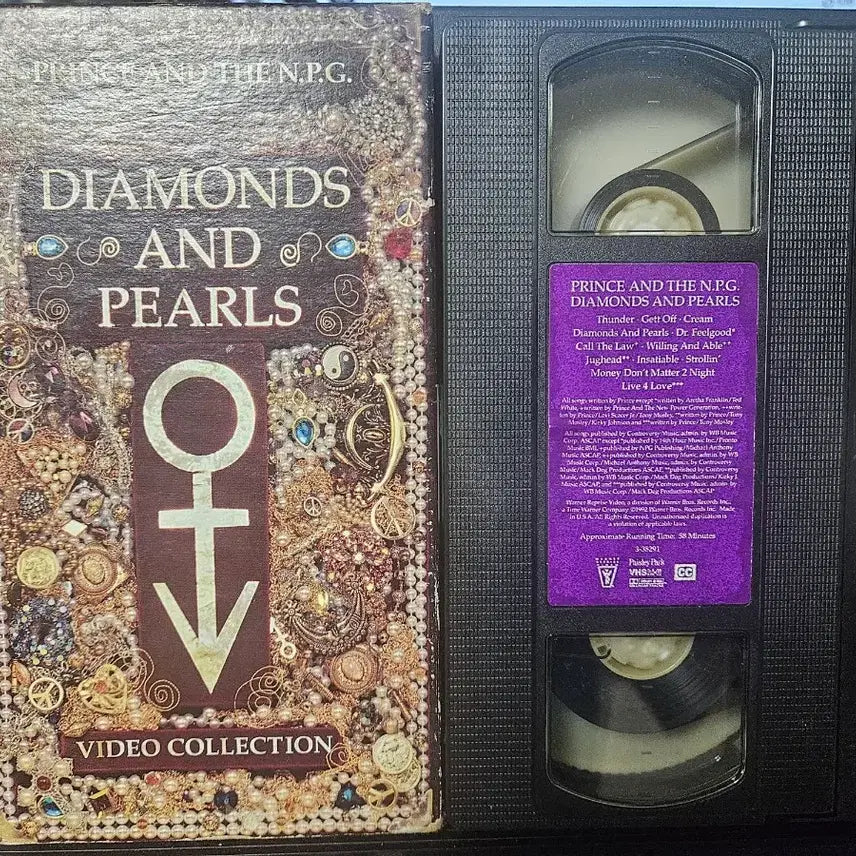 [BUNJANG] Prince &amp; The N.P.G. Diamonds And Pearls VHS / [VHS] 프린스 &amp; N.P.G. - Diamonds And Pearls