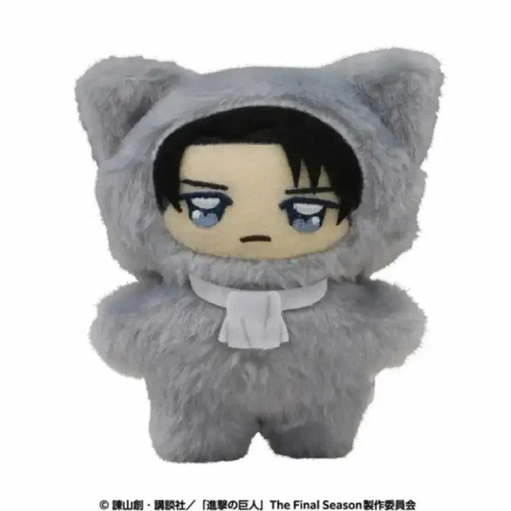 [BUNJANG] Attack on Titan ChimiKemo Levi Plush / 진격의 거인 진격거 치미케모 누이 리바이