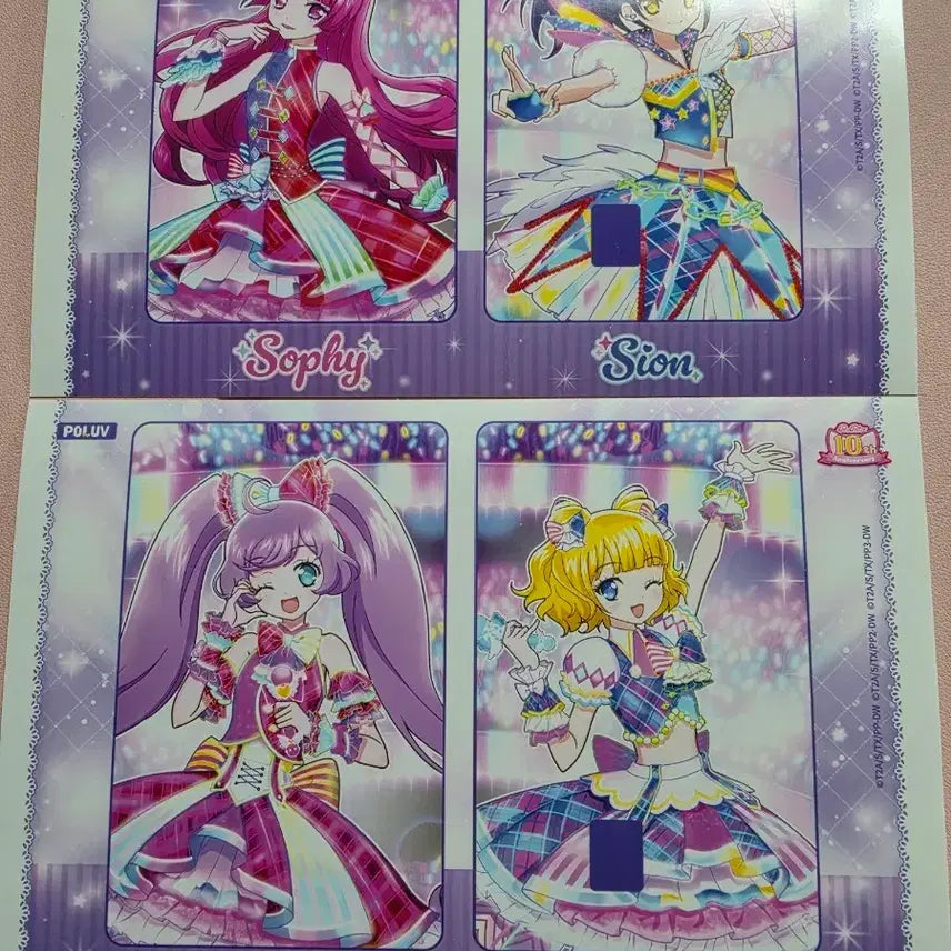 [BUNJANG] Pripara Card Cover Sticker Set / 프리파라 카드커버 스티커 판매