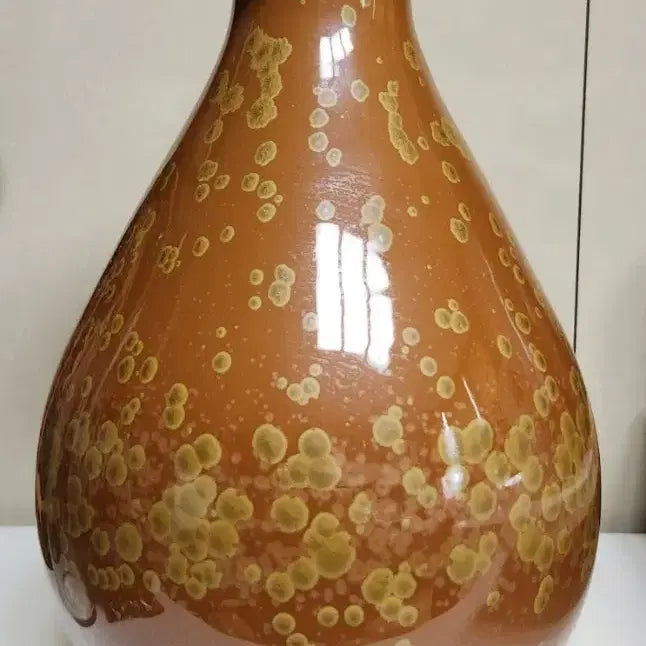 [BUNJANG] Baekje Pottery Woo Seok Jeong Ji Hyun Celadon Crystal Glaze Ceramic Vase / 백제도예 우석 정지현 도예가의 요변 결정유(결정요) 도자기