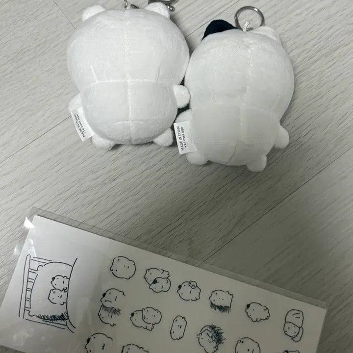 [BUNJANG] Nunmeongi Cat Tumblbug Pledging Keyring Set / 눈멍이 냥이 텀블벅 후원 키링세트 판매 단순 보관제품
