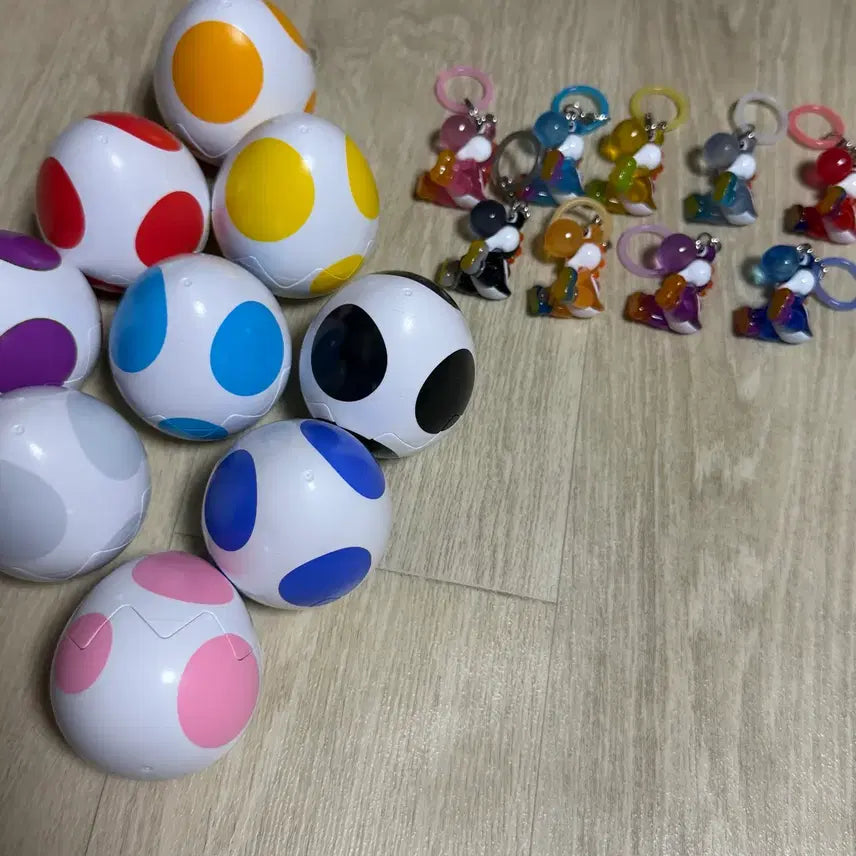[BUNJANG] Super Mario Yoshi Keyring Figure / 슈퍼마리오 요시 키링 피규어 메지루시