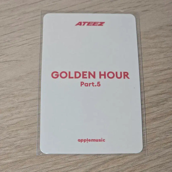 [BUNJANG] ATEEZ Golden Hour 5th Mini Album Apple Music Lucky Draw Photocard Mingi / 민기)에이티즈 골든아워5 애플뮤직 특전 어머나!