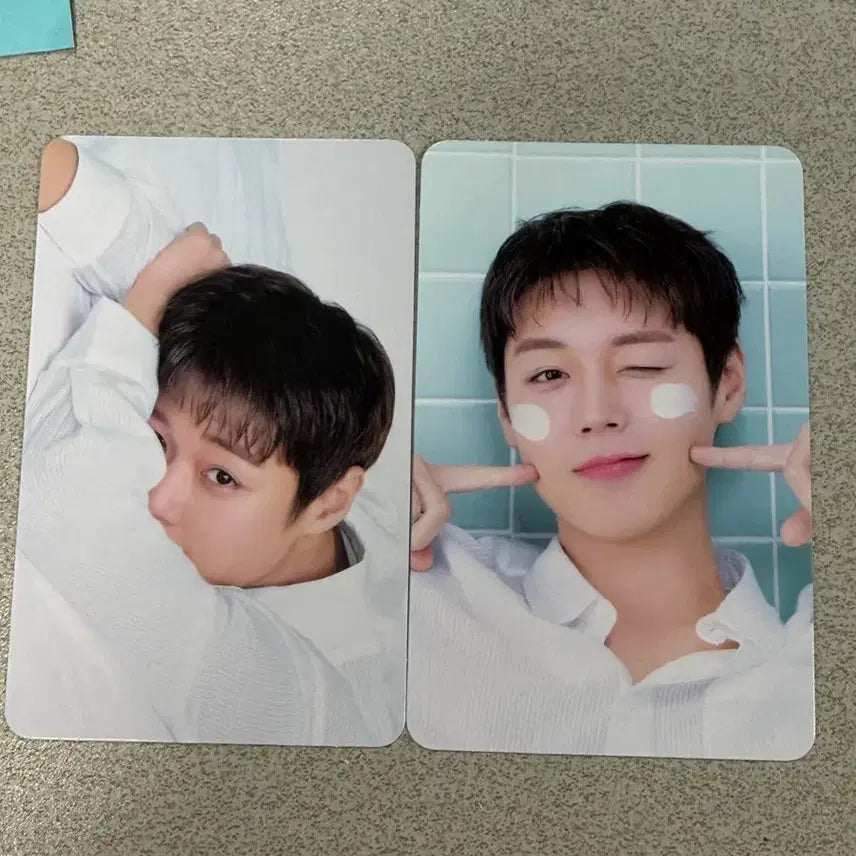 [BUNJANG] Make P:rem Park Ji Hoon Photocard Set (2 Types) / 메이크프렘 박지훈 포카 포토카드 2종 세트