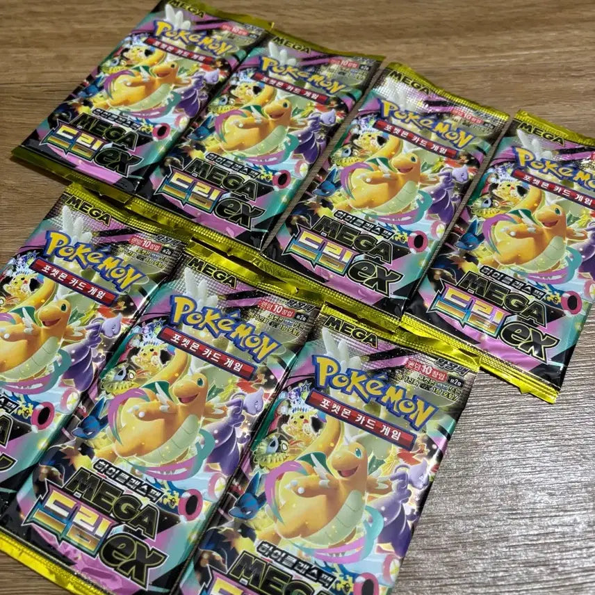 [BUNJANG] Pokemon TCG Mega Dream EX 7 Packs Sealed / 포켓몬 카드 메가 드림EX 7팩 미개봉