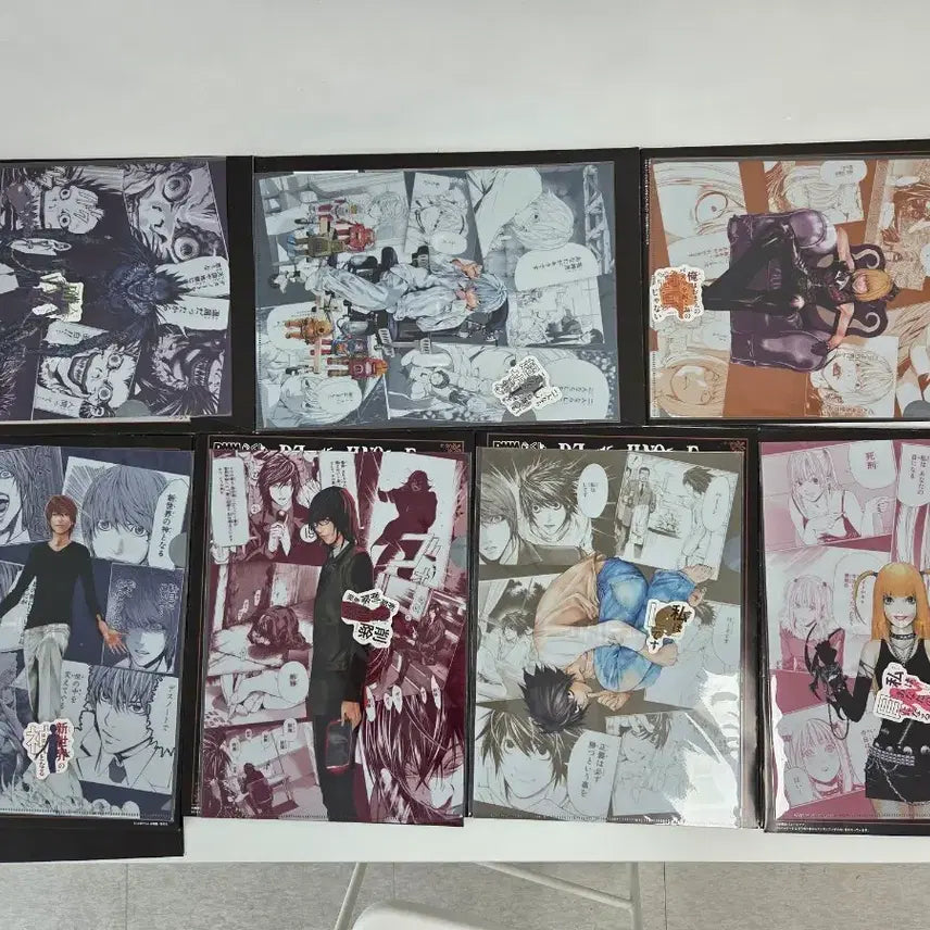 [BUNJANG] Death Note Lottery File Set (All 7 Types, Sealed) / 미개봉)데스노트쿠지 파일 전7종일괄