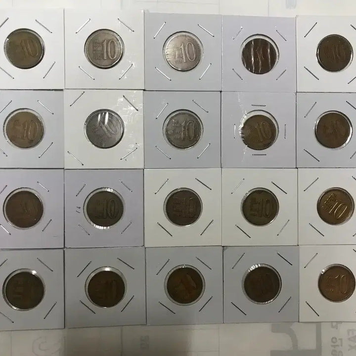 [BUNJANG] Bank of Korea 1966 10 Hwan Coin Bundle Set / 한국은행 66년10동전 할인판매