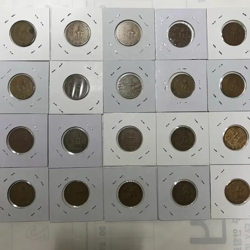 [BUNJANG] Bank of Korea 1966 10 Hwan Coin Bundle Set / 한국은행 66년10동전 할인판매