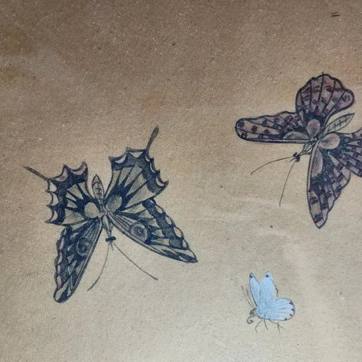 [BUNJANG] Traditional Korean Painting (Hwajodo) - Butterflies and Flowers / 화접도 나비 민화