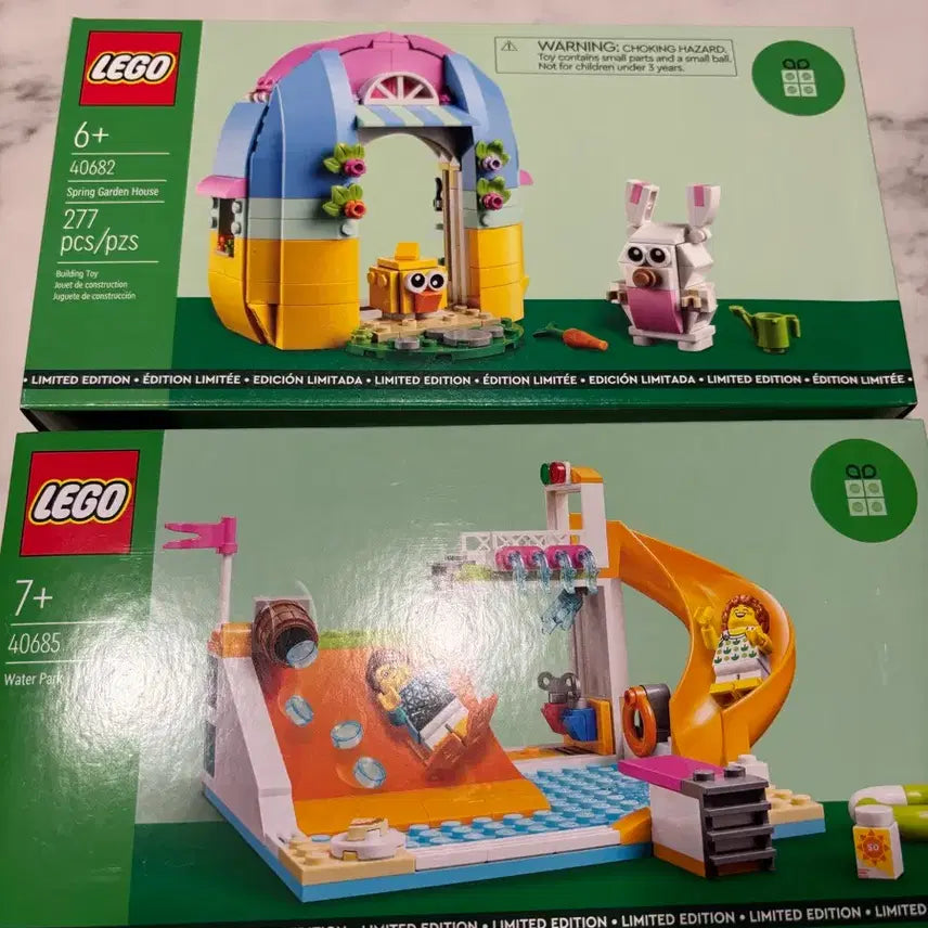 [BUNJANG] LEGO 40682 Spring Garden House &amp; 40685 Water Park Bundle Set (Sealed) / 레고 40682, 40685 일괄판매 합니다
