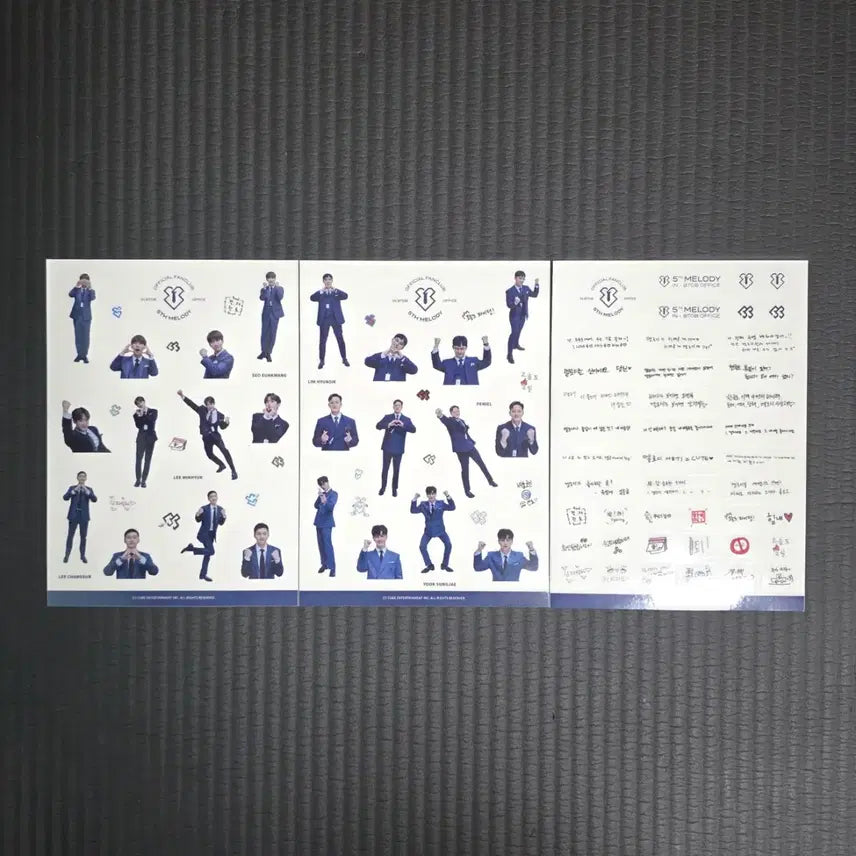 [BUNJANG] BTOB 5th Fanclub Sticker Set / 비투비 5기 팬클럽 스티커 세트