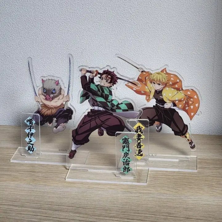 [BUNJANG] Demon Slayer Pop-Up Acrylic Stand Set (3 Types) / 귀멸의 칼날 무한성 극장판 팝업 아크릴 스탠드