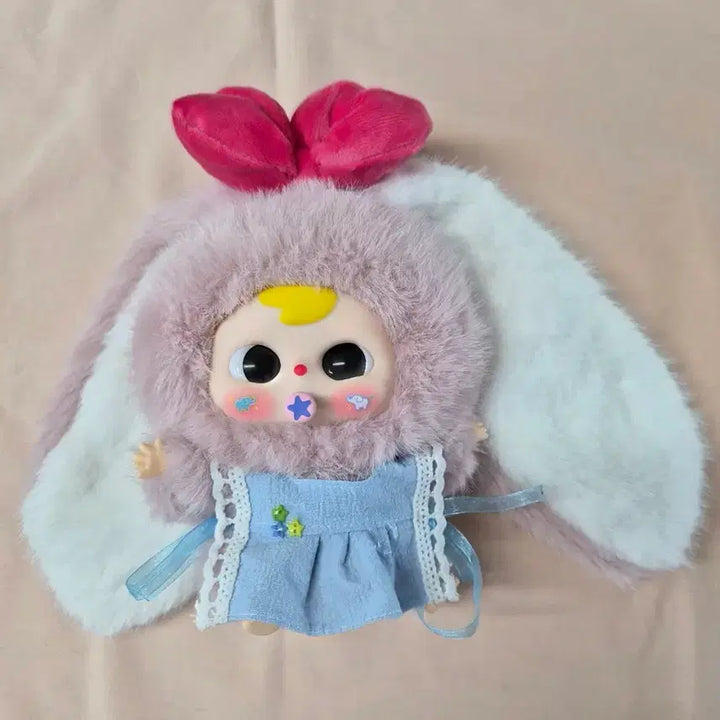 [BUNJANG] Babyz Three Rabbit Ears Pink Hoodie Plush Doll / 베이비쓰리 인형