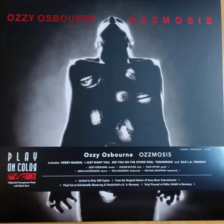 [BUNJANG] Ozzy Osbourne Ozzmosis Limited Edition Red Translucent Vinyl (Sealed) / Ozzy Osbourne - Ozzmosis 미개봉