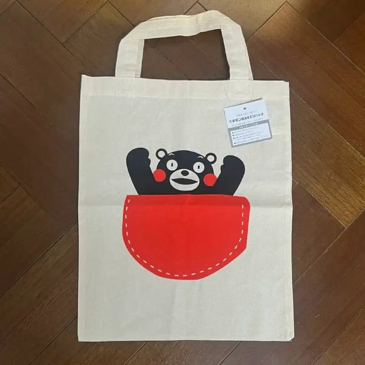 [BUNJANG] KUMAMON Official Japanese Cotton Eco Bag / [일본 정품] 쿠마몬 에코백 새상품 미사용