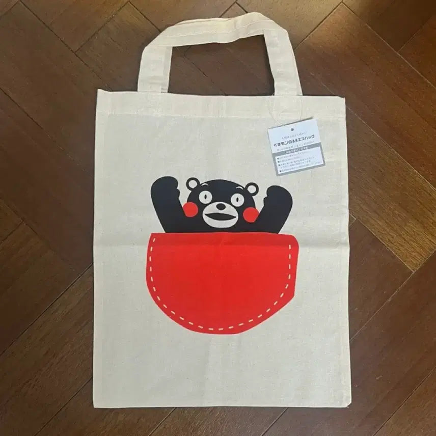 [BUNJANG] KUMAMON Official Japanese Cotton Eco Bag / [일본 정품] 쿠마몬 에코백 새상품 미사용