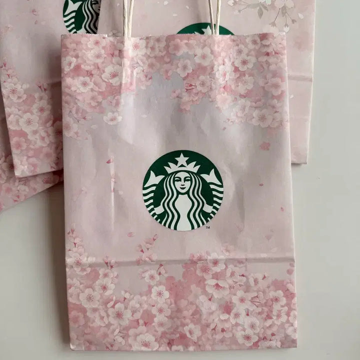 [BUNJANG] Starbucks Cherry Blossom Shopping Bag Bundle Set / 스타벅스 벚꽃 쇼핑백 일괄