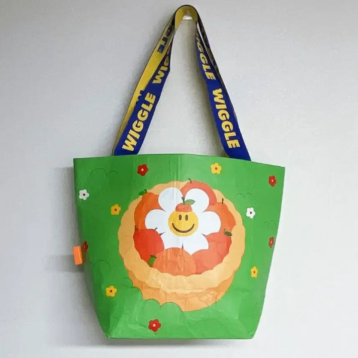 [BUNJANG] Wiggle Wiggle Jeju Edition Reusable Shopper Bag S / 위글위글 제주 에디션 리유저블 쇼퍼백 S 미사용 새상품