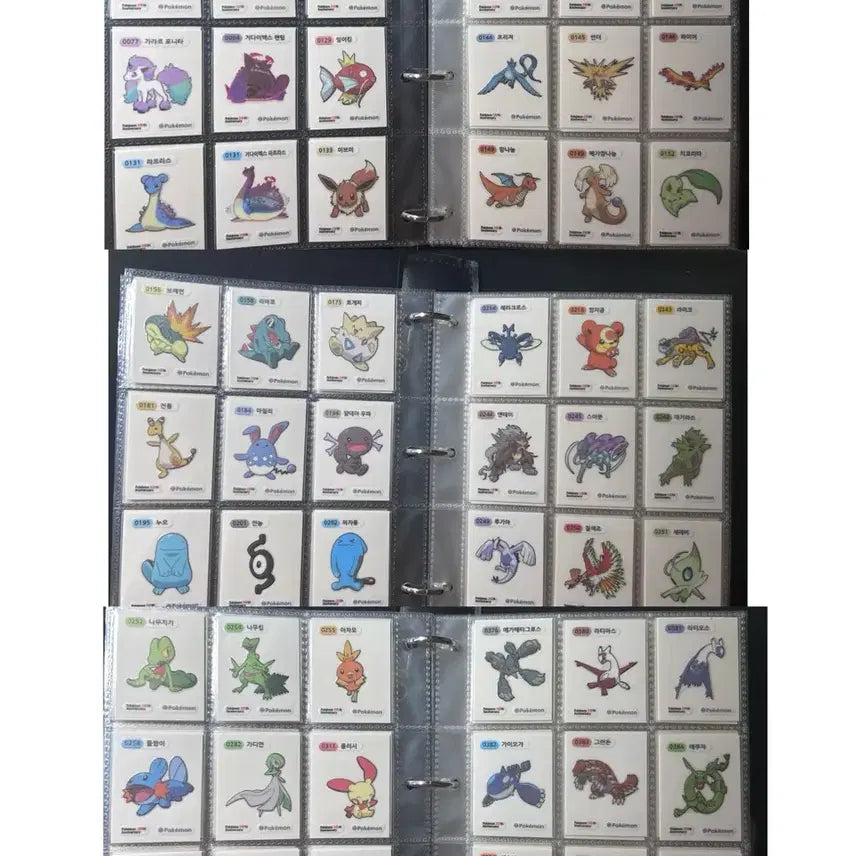 [BUNJANG] Pokemon Stickers Full Set Season 5 / 포켓몬 띠부씰 시즌5 전종 판매