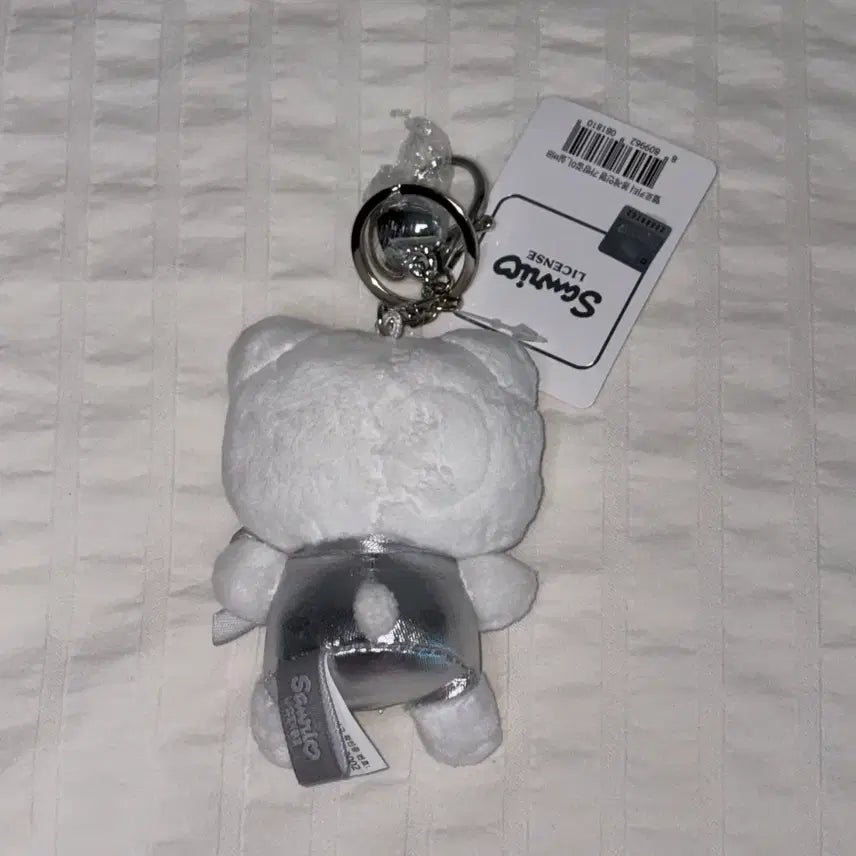 [BUNJANG] Sanrio Hello Kitty Silver Doll Keyring / (새상품) 산리오 실버 헬로키티 인형 키링