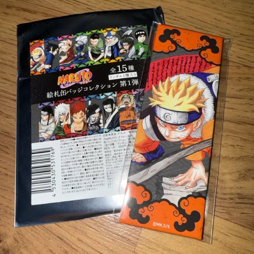 [BUNJANG] Naruto Long Vertical Original Art Square Can Badge Jump Shop / 나루토 세로 롱 원화 사각 캔뱃지 점프샵