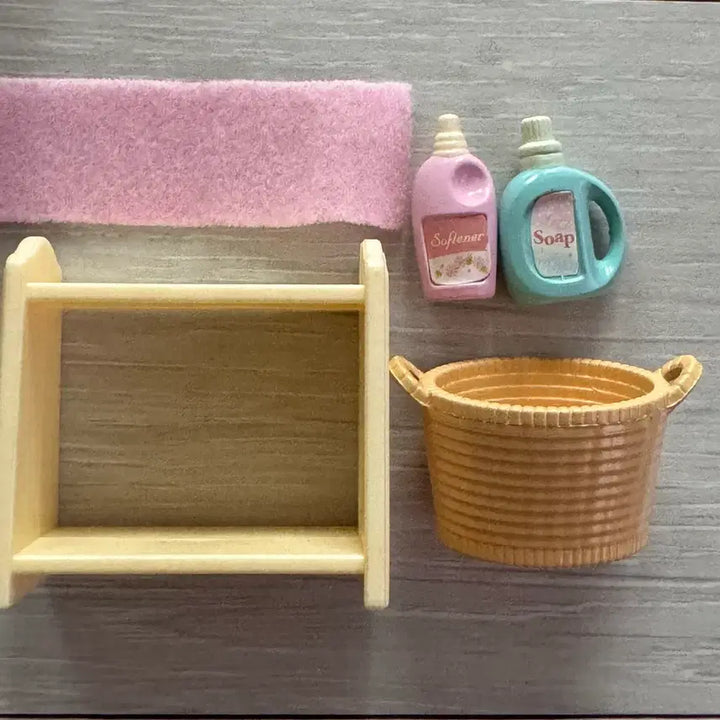 [BUNJANG] Discontinued Old Sylvanian Families Spinning Washing Machine Set / 3565)단종)올드)실바니안 빙글빙글 세탁기