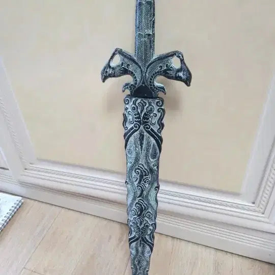 [BUNJANG] Bronze Antique Knife with Engraved Pattern / 청동. 무늬조각 골동품 사진되로입니다 50센치