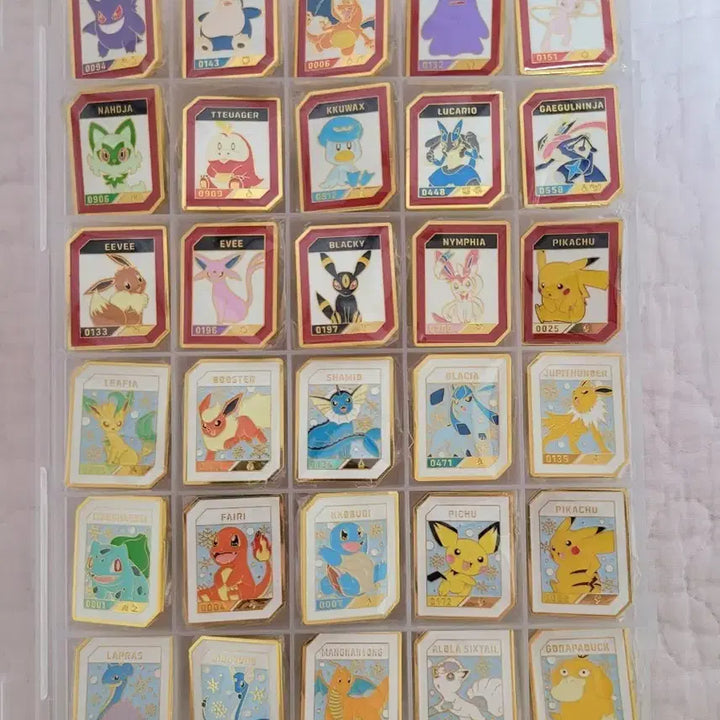 [BUNJANG] Isak Toast Pokémon Badge Set (1st, 2nd, 3rd Gen - Cherry Blossom Day/Night) Bundle Set / 이삭토스트 포켓몬 뱃지 세트 1차 2차 3차(벚꽃낮밤) 61종 전종 일괄