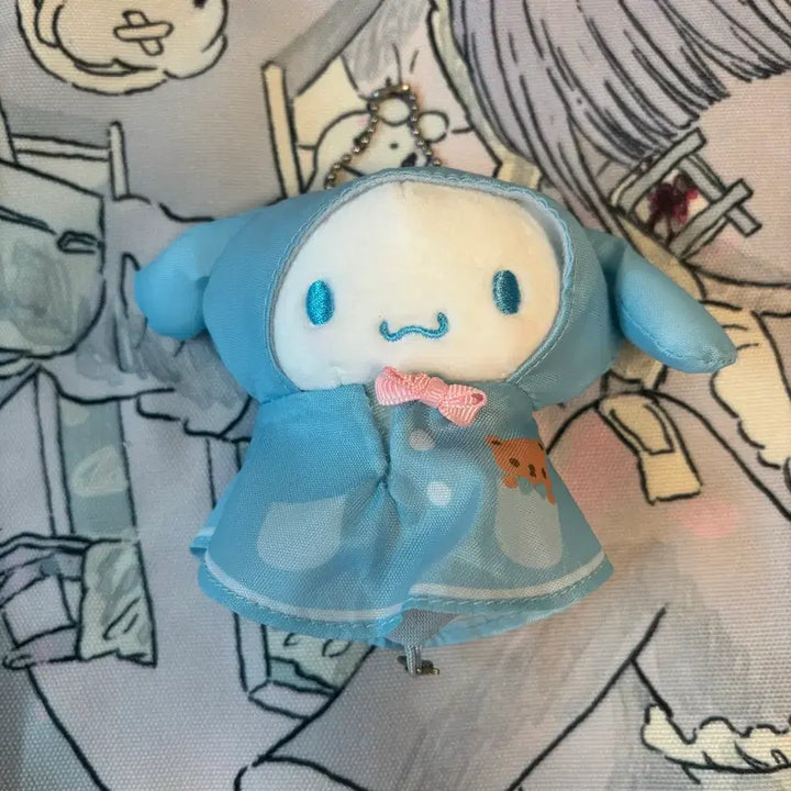 [BUNJANG] Sanrio Cinnamoroll Teruteru Doll Keyring / 20 산리오 시나모롤 테루테루 인형 키링