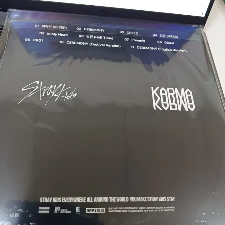 [BUNJANG] Stray Kids 4th Album Transparent Sapphire Color LP / 스트레이키즈 4집( 투명사파이어컬러 LP)