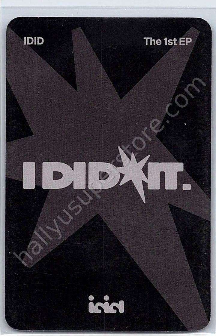 IDID - Minjae - I did it. album photocard
