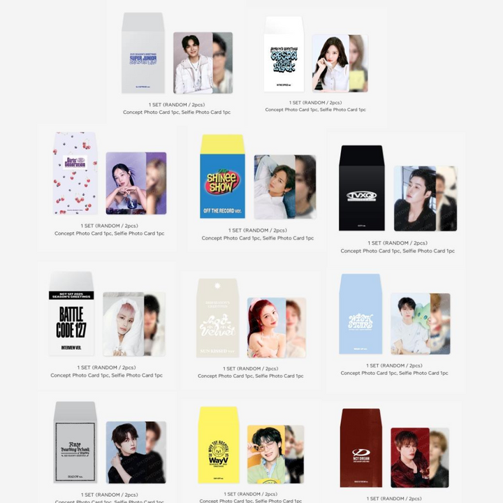 **[Pre-Order] SmTown -  2025 SEASON'S GREETINGS [RANDOM TRADING CARD] (B Ver.)