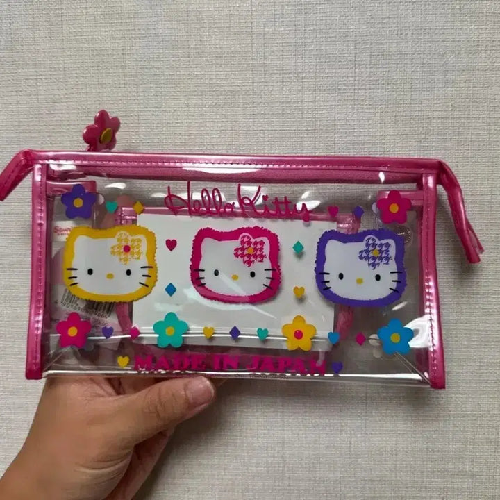 [BUNJANG] Sanrio Hello Kitty PVC Pouch Pencil Case (1997) / 카오하나 PVC 고전 파우치 희귀템 키티 헬로키티 필통