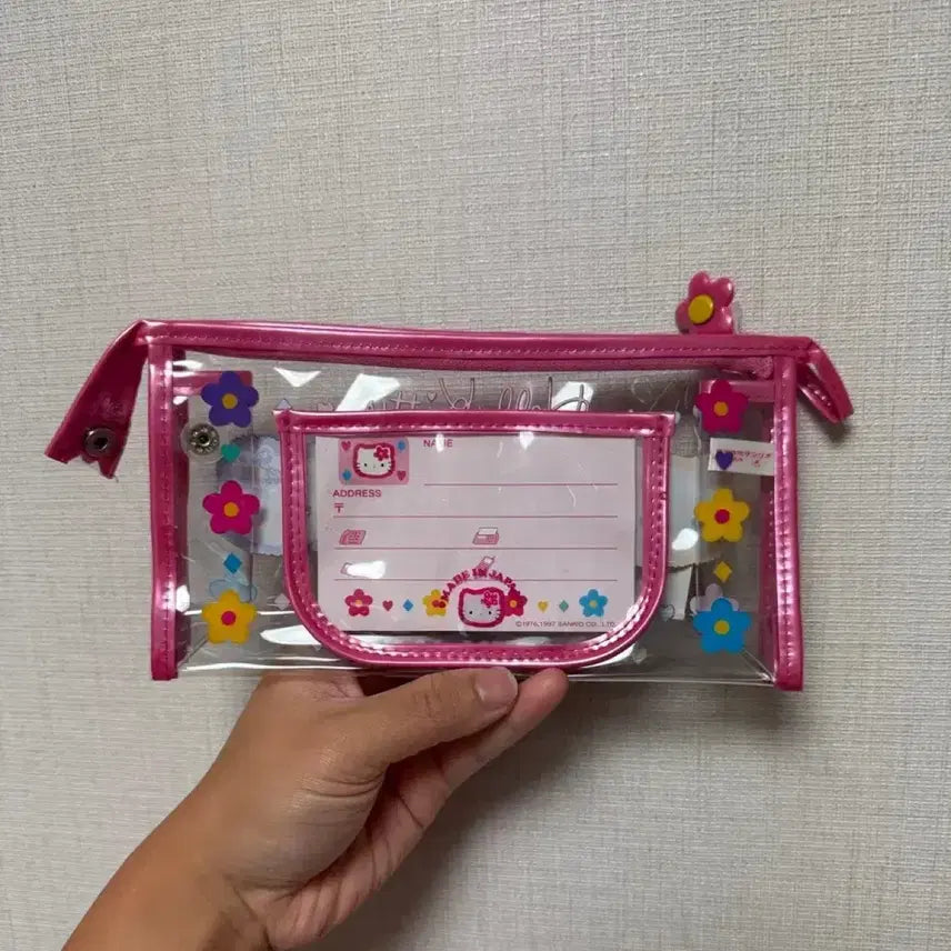 [BUNJANG] Sanrio Hello Kitty PVC Pouch Pencil Case (1997) / 카오하나 PVC 고전 파우치 희귀템 키티 헬로키티 필통