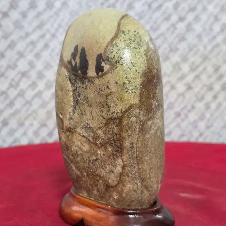 [BUNJANG] Carved Wood Grain Stone Decorative Item / 목문석 문양