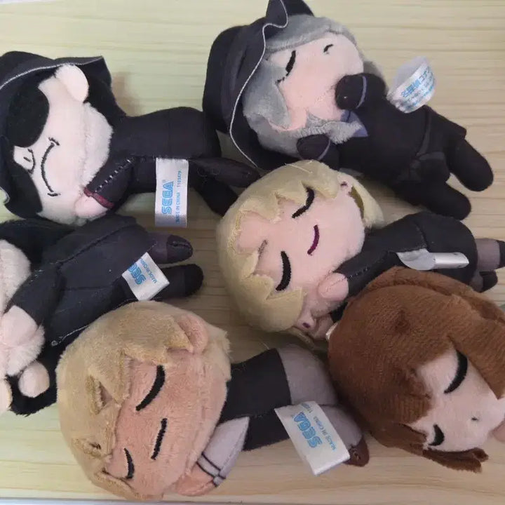 [BUNJANG] Detective Conan Black Organization 6-Piece Plush Bundle / 명탐정코난 검은조직 인형 6개 일괄