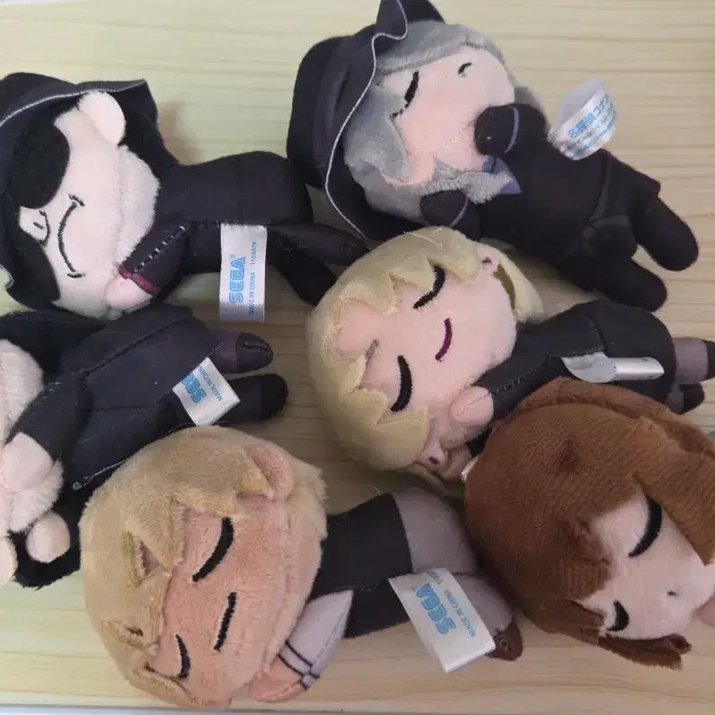 [BUNJANG] Detective Conan Black Organization 6-Piece Plush Bundle / 명탐정코난 검은조직 인형 6개 일괄