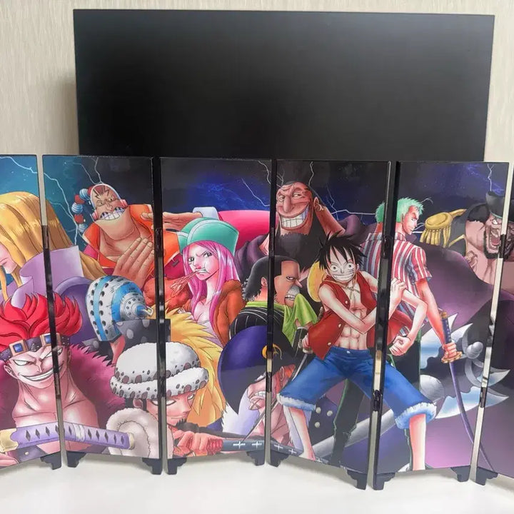 [BUNJANG] DMY Studio One Piece Worst Generation World Collectable Folding Screen / 원피스 최악의세대 월콜 병풍 판매합니다.