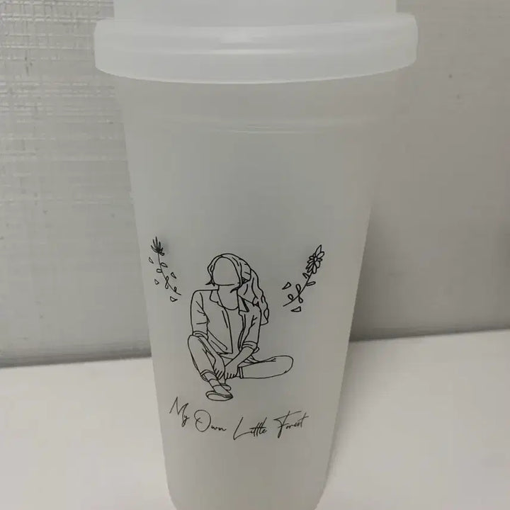 [BUNJANG] Kim Tae-ri Little Forest Tumbler with Straw Set / 김태리 리틀포레스트 텀블러 스트로우 세트