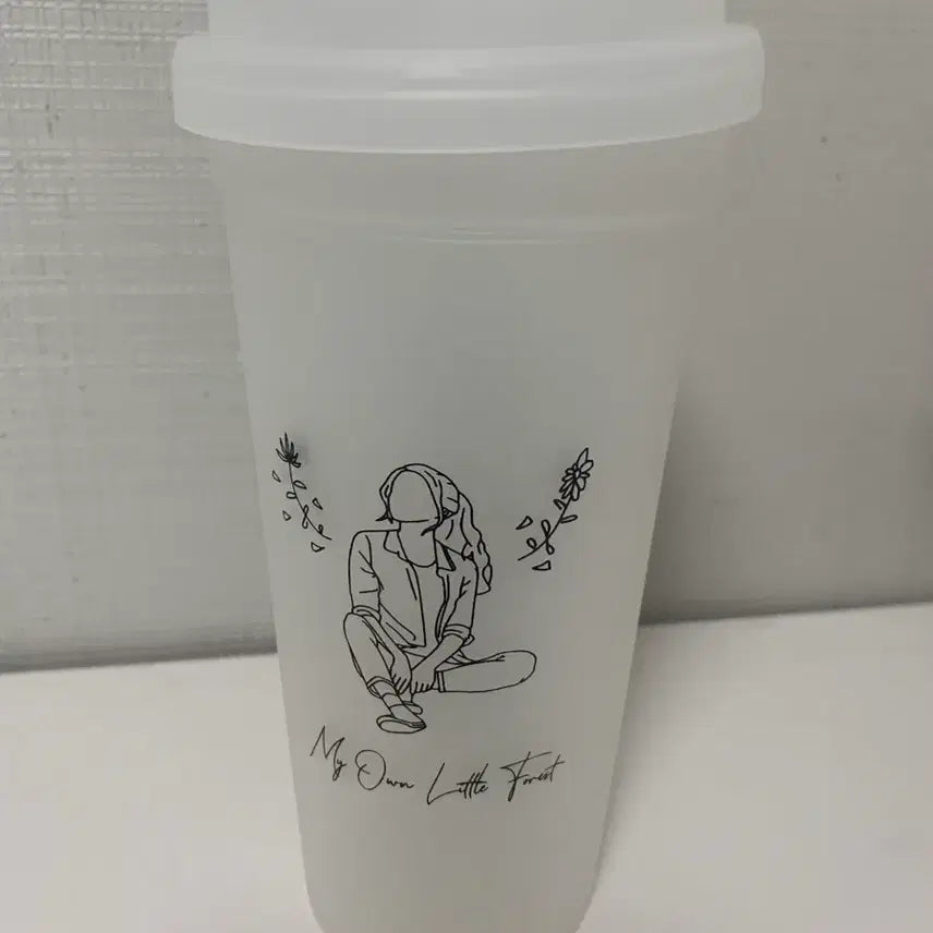 [BUNJANG] Kim Tae-ri Little Forest Tumbler with Straw Set / 김태리 리틀포레스트 텀블러 스트로우 세트