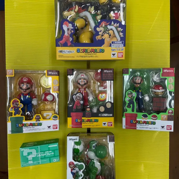 [BUNJANG] Bandai S.H.Figuarts Super Mario Full Set / S.H.Figuarts 반다이 슈퍼마리오 세트
