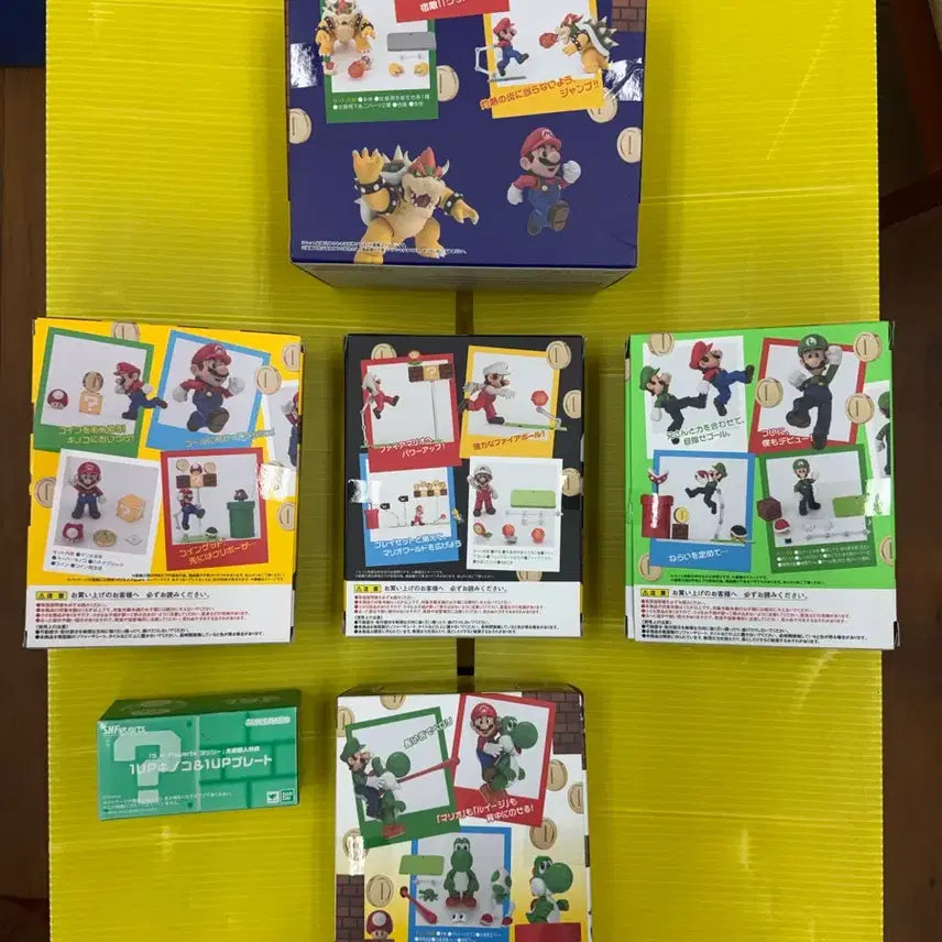 [BUNJANG] Bandai S.H.Figuarts Super Mario Full Set / S.H.Figuarts 반다이 슈퍼마리오 세트