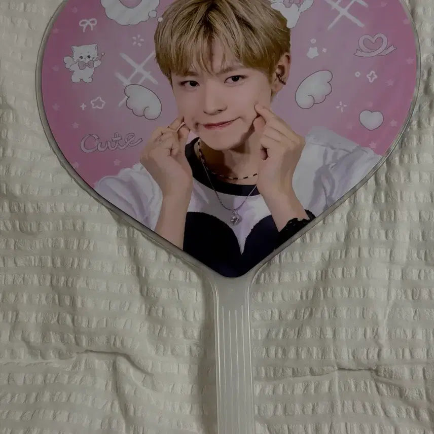 [BUNJANG] NCT Wish Yushi Uchiwa Fan / 튤립님 엔시티위시 유우시 우치와