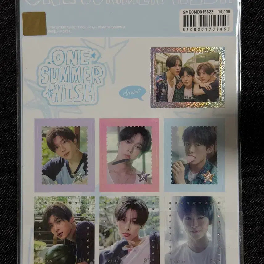 [BUNJANG] NCT WISH One Summer Wish Stamp Sticker / [새상품] 엔시티위시 여름전시회 원썸머위시 스탬프 스티커