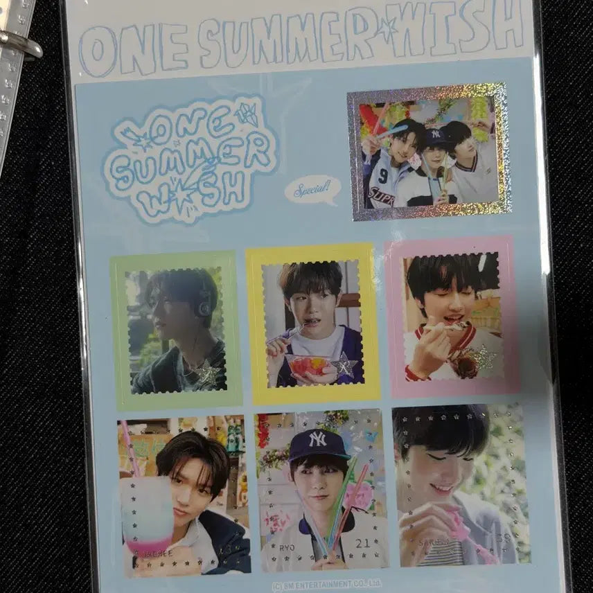 [BUNJANG] NCT WISH One Summer Wish Stamp Sticker / [새상품] 엔시티위시 여름전시회 원썸머위시 스탬프 스티커